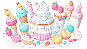 Kawaii Sweet Treat Color ASMR Screenshot 2