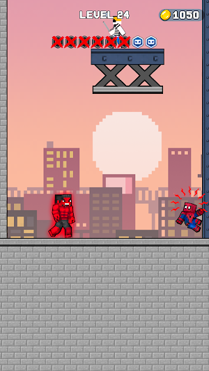 Mr Spider Hero Shooting Puzzle Screenshot 1