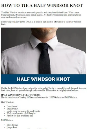 Tie Knots Tutorial Screenshot 3