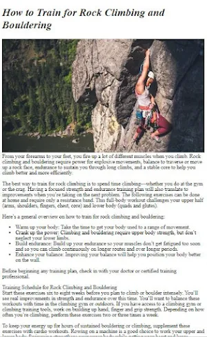 How to Do Climbing Training Screenshot 3