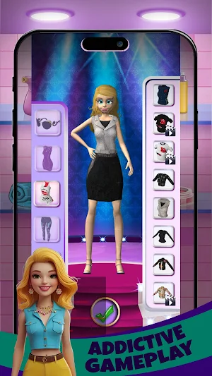 Model Dressup Fashion Game Screenshot 3