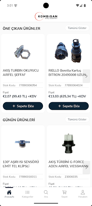 Kombisan Store Screenshot 0