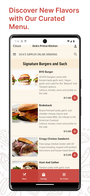 Dick's Primal Kitchen Screenshot 1