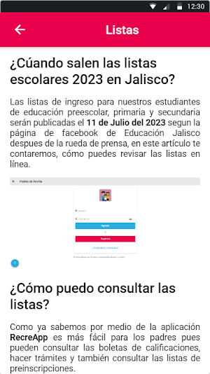 Recreapp Jalisco Screenshot 2