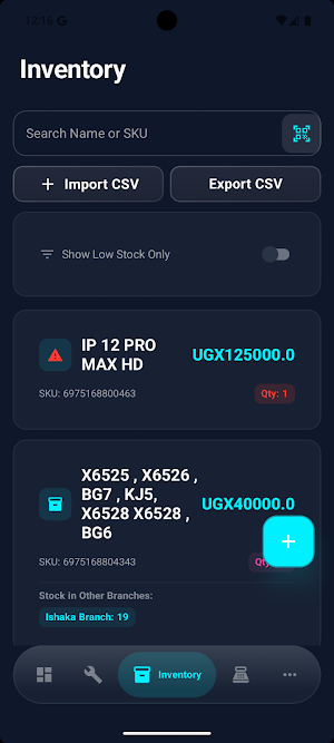 TekTrak Repair Shop Management Screenshot 2