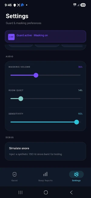 SnoreGuard AI: Sleep Better Screenshot 2