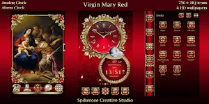 Virgin Mary Red theme Screenshot 0