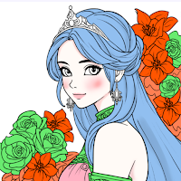 Cute Princess Coloring Game