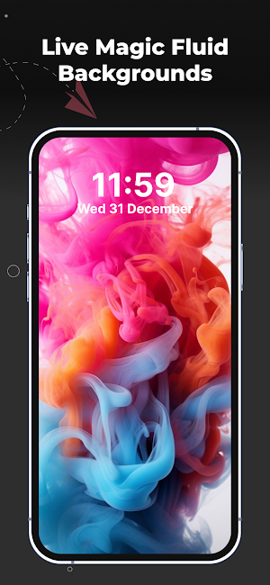 Magic Fluid Live Wallpaper 4k Screenshot 3