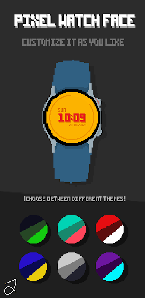 Simple Pixel Art Watch Face Screenshot 0