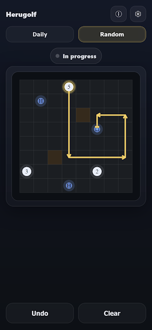 Herugolf - Golf Logic Puzzle Screenshot 0
