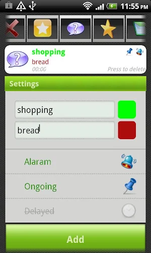 Tray notes Screenshot 0