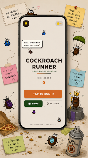 Cockroach Runner: Endless Run Screenshot 0