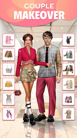 Couple Dress Up with Levels Screenshot 1