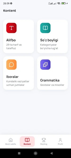 Turk tili darslari Screenshot 3