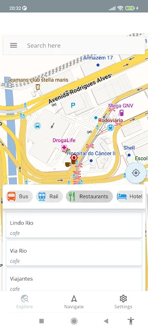Rio de Janeiro Brazil Offline Map Screenshot 0