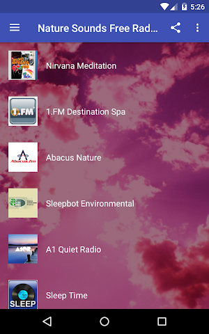 Nature Sounds Radio - Relaxing Music, Anti-Stress! Screenshot 0
