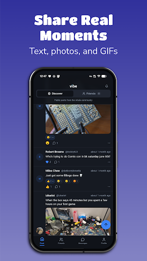 Vibe: Friends, Chat & Moments Screenshot 0
