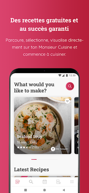 Monsieur Cuisine App Screenshot 1