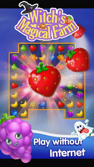 Witch's Magical Farm: Match 3 Screenshot 3