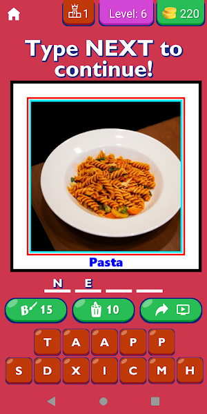 American Food Names Pictures Screenshot 1