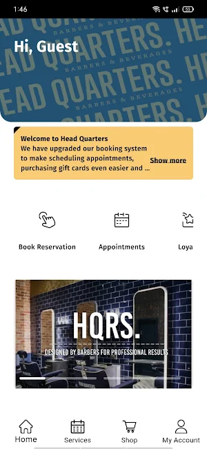 Head Quarters Barbers Screenshot 0