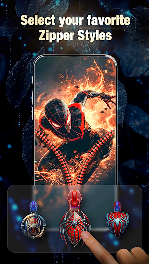 Zipper Lock Screen - ZipWall Screenshot 2