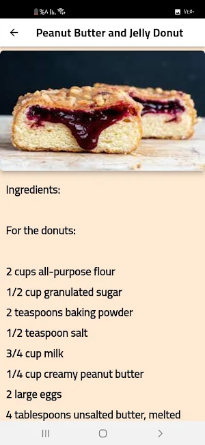 Donut recipes Screenshot 3