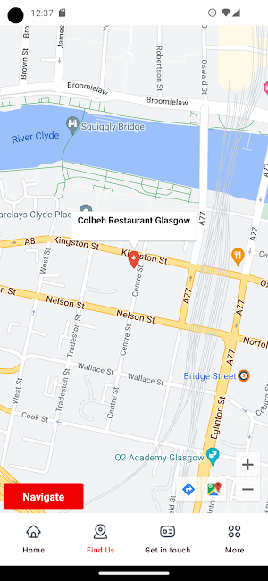 Colbeh Restaurant Glasgow Screenshot 3