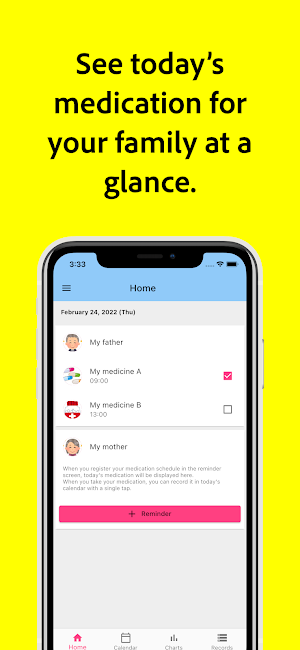 Medication Calendar Screenshot 1