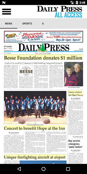 The Daily Press All Access Screenshot 1