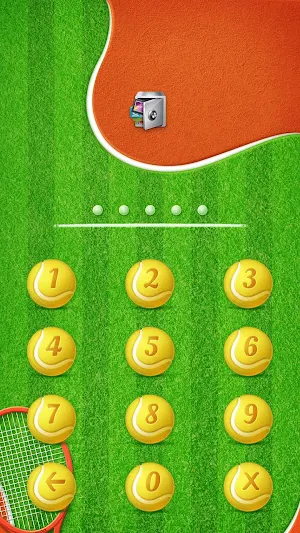 AppLock Theme Tennis Screenshot 1