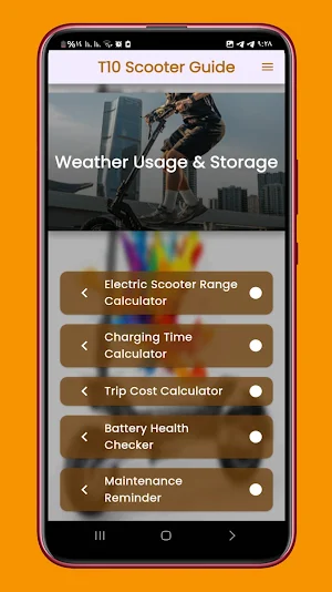 t10 electric scooter guide Screenshot 1