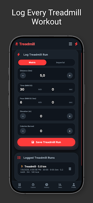 Treadmill Calculator Screenshot 3
