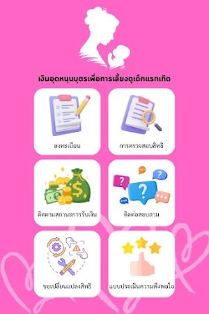 อุดหนุนบุตร – คู่มือแนะนำ Screenshot 1