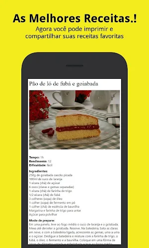Receitas de Pão de ló profissional Fácil Screenshot 3