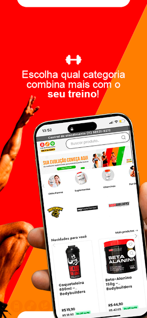 Loja do Suplemento Screenshot 2
