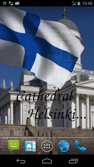 Finland Flag Live Wallpaper Screenshot 2