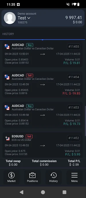 Alfa Labs Simulator Screenshot 2