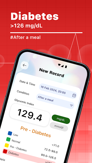 Blood Sugar Tracker - Diabetes Screenshot 3