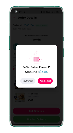 FoodKing - Delivery Boy Screenshot 2
