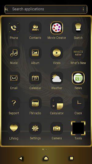 Golden Feathers for XPERIA™ Screenshot 2
