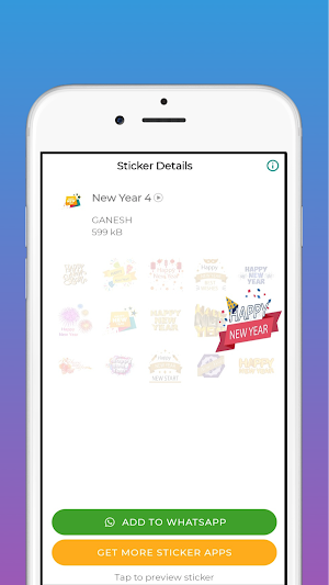 New Year Stickers 2024 Screenshot 3