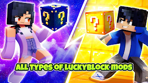 Lucky Block Mod for Minecraft Screenshot 0