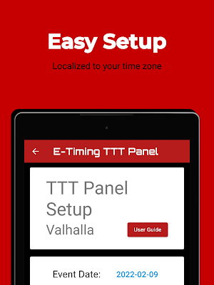 E-Timing TTT Panel Screenshot 3