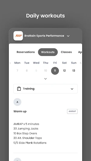 Brattain Sports Performance Screenshot 3