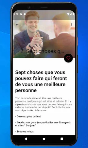 Comment être une meilleure per Screenshot 3