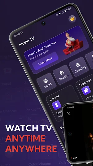 Movio TV: Watch Movies & TV Screenshot 0