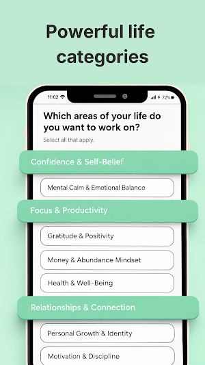 AffirmGate: Affirmations Block Screenshot 2