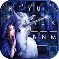 Unicorn Fairytale Keyboard Background
